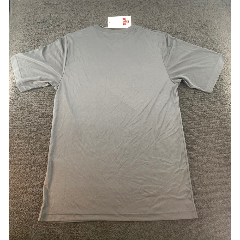 Team 365 Mens Athletic T Shirt Black Short Sleeve Crew Neck‎ Polyester Size S - Picture 2 of 6